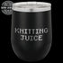 Laser Engraved Knitting Juice Wine Tumbler